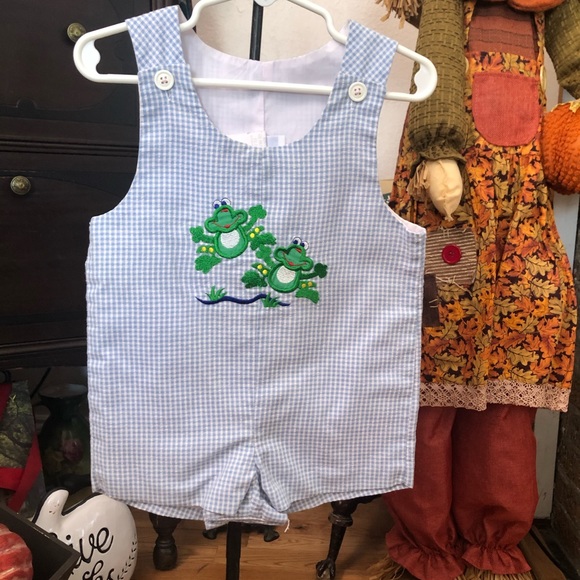 Boys N Berries Infant Boys Shortall sz 12M - Picture 1 of 6